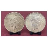 1923D & 1923 Silver Peace Dollars