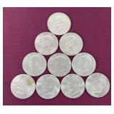 (10) Eisenhower Dollars