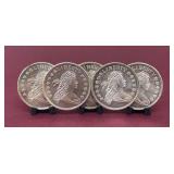 (5) Liberty Head One Troy Ounce Coins