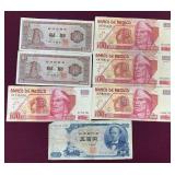 Assortment of Foreign Bills