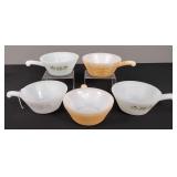 (5) Pyrex Soup Bowls