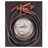 Wall Clock and Jumper Cables
