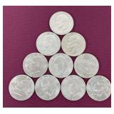 (10) Eisenhower Dollars