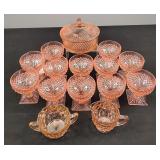Pink Depression Glass Dishes