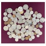 Kennedy Half Dollars, War Time Nickels, & Misc Coins