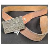 Budweiser Belt and Colt Revolvers Belt Buckle