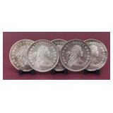 (5) Liberty Head One Troy Ounce Coins