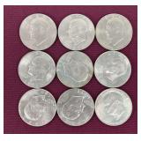 (9) Eisenhower Dollars