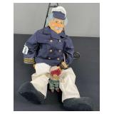 Vintage Sailor Captain Doll