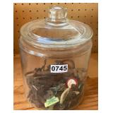 Cookie Jar of Vintage Keys
