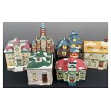 Christmas Village Light Up Buildings