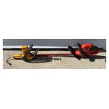 Pair of Electric Hedge Trimmers