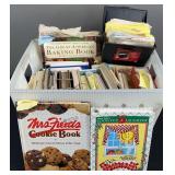 Crate of Recipe Books