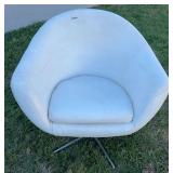MCM White Chair