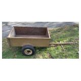 Small Metal Lawn Mower Dump Wagon