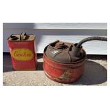 Vintage Metal Gas Cans