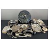 Silver Plated Dishes (2 Flats)