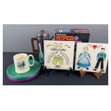 Funny Mug, Cookie Shooter, & Misc Kitchen Items