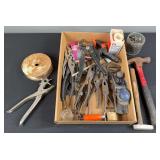 Hammers, Pliers, Wire, and Wood Plane
