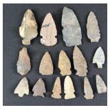 Assortment of Arrowheads