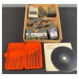 Saw Blade, Magic Heat, Drill Bit Set, and Other Items