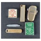 Camel Lighter, Mabel’s House Lighter, & Assorted Small Collectibles
