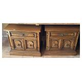 Pair of Wooden End Tables