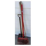 Scoop Shovel, Rakes, & Hoe