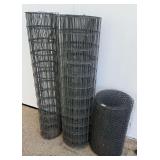(3) Almost Full Rolls of Chicken Wire