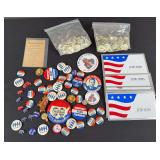 Politician Campaign Buttons & Misc Collectibles