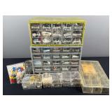 Nut and Bolt Organizers with Screws and Tacks