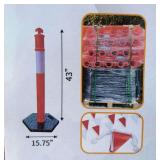 (10) Land Hero T-Top Bollard & Warning Burting