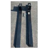 Adjustable clip-on pallet fork