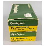 Remington 230 Gr 45 Auto, 61 Cartridges
