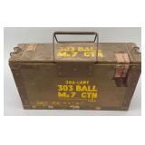 303 British Mk7 Ammunition & Ammo Crate, Approx. 474 Count