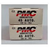 PMC 45 Auto 230Gr FMJ, 100 Cartridges