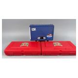 (2) Ruger & (1) S&W Pistol Cases