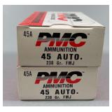 PMC 45 Auto 230Gr FMJ, 100 Count