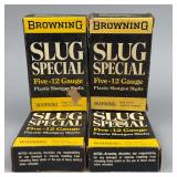 Browning 12 Ga. Rifled Slugs (4 Boxes)