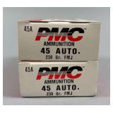 PMC 45 Auto 230Gr FMJ, 100 Count