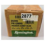 Remington Premier Sabot Slug 12 Ga. 3” Rifled Slug , 100 Shot shells