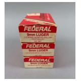 Federal 9mm HP Luger Ammunition, 134 Count