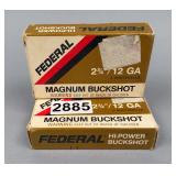 Federal 12 Ga. No.4 Buckshot (2 Boxes)