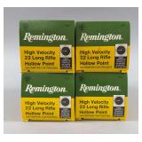 Remington High Velocity .22 Cal Long Rifle Hollow Point, 2000 Cartridges