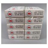Made in USA 55 GR. 5.56mm, Approx 185 Count