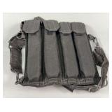 4 UZI 32 Round Magazine & Velcro 4 Mag Magazine Pouch