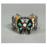 Zuni Butterfly Cuff Bracelet