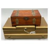 (2) Jewelry Boxes & Contents