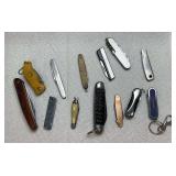 Assortment of Pocket Knives
