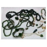 Jade Green Necklaces & Rings